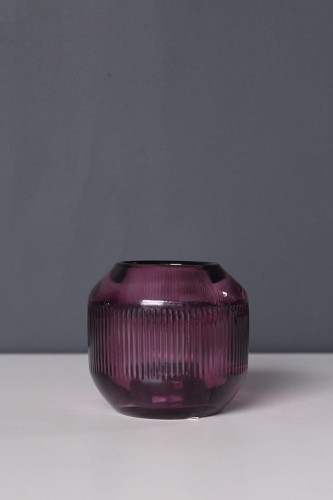 ŚWIECZNIK NA TEALIGHTY PEPPER S PURPUROWY WWW.ARTVALLEY.PL