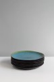TALERZE OBIADOWE CERAMIKA - TURKUS - KPL. 6 SZT. ARTVALLEY.PL