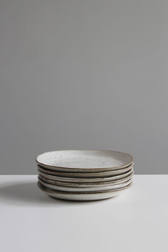 TALERZE DESEROWE CERAMICZNE - BEŻ ARTVALLEY.PL